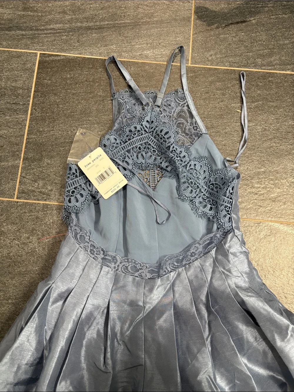 NWT FP Heart to Heart romper in “Sky”